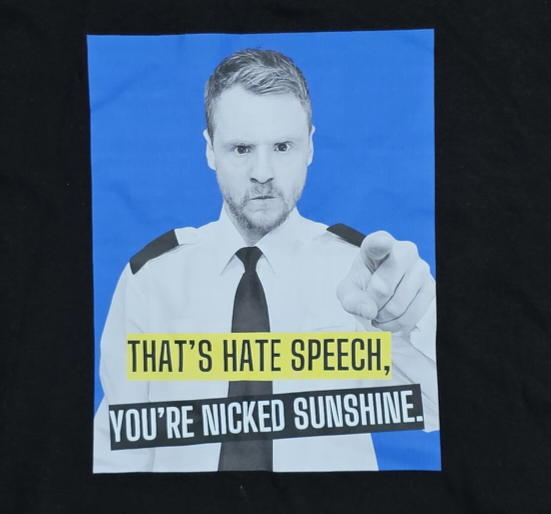 Hate speech t-shirt
